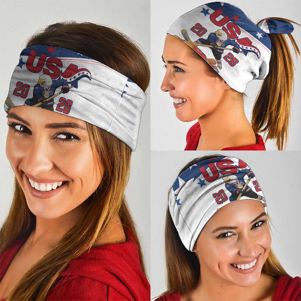 USA Ice Hockey Champions 2026 Neck Gaiter American Eagle Victory Hockey Pride