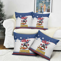 USA Ice Hockey Champions 2026 Pillow Cover American Eagle Victory Hockey Pride