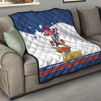 USA Ice Hockey Champions 2026 Quilt American Eagle Victory Hockey Pride