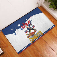 USA Ice Hockey Champions 2026 Rubber Doormat American Eagle Victory Hockey Pride