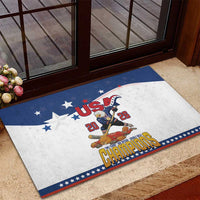 USA Ice Hockey Champions 2026 Rubber Doormat American Eagle Victory Hockey Pride