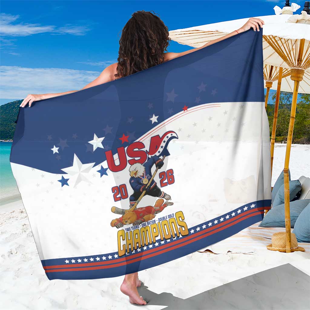 USA Ice Hockey Champions 2026 Sarong American Eagle Victory Hockey Pride