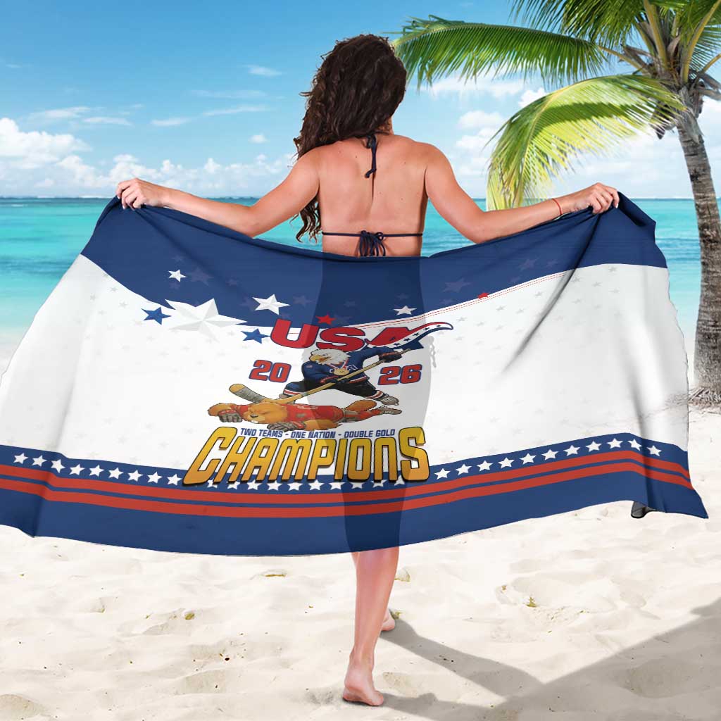 USA Ice Hockey Champions 2026 Sarong American Eagle Victory Hockey Pride