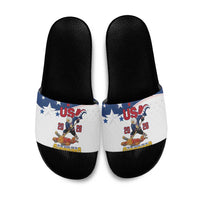 USA Ice Hockey Champions 2026 Slide Sandals American Eagle Victory Hockey Pride