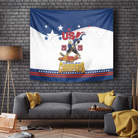 USA Ice Hockey Champions 2026 Tapestry American Eagle Victory Hockey Pride