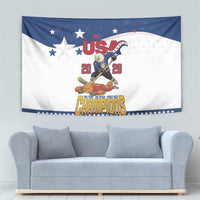 USA Ice Hockey Champions 2026 Tapestry American Eagle Victory Hockey Pride