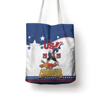 USA Ice Hockey Champions 2026 Tote Bag American Eagle Victory Hockey Pride