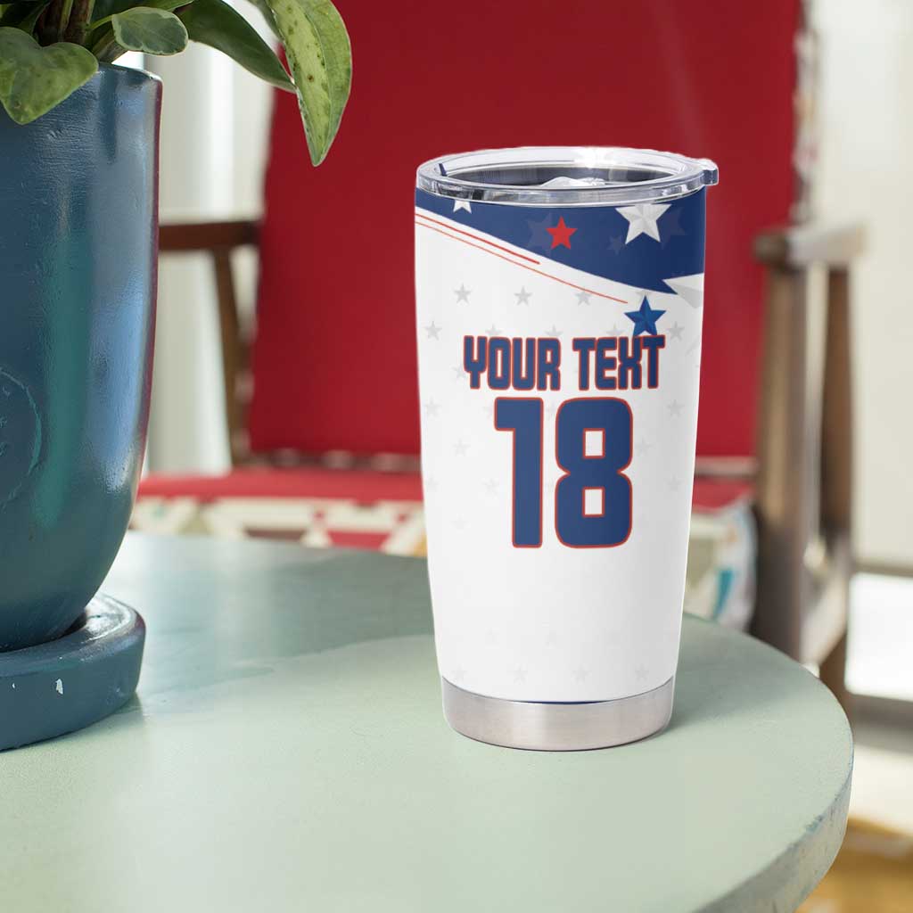 Custom USA Ice Hockey Champions 2026 Tumbler Cup American Eagle Victory Hockey Pride