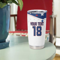 Custom USA Ice Hockey Champions 2026 Tumbler Cup American Eagle Victory Hockey Pride