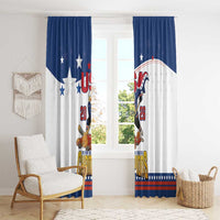 USA Ice Hockey Champions 2026 Window Curtain American Eagle Victory Hockey Pride