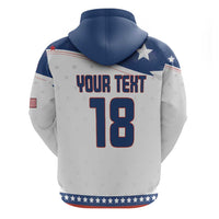 Custom USA Ice Hockey Champions 2026 Zip Hoodie American Eagle Victory Hockey Pride