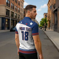 Custom USA Ice Hockey Champions 2026 Zipper Polo Shirt American Eagle Victory Hockey Pride