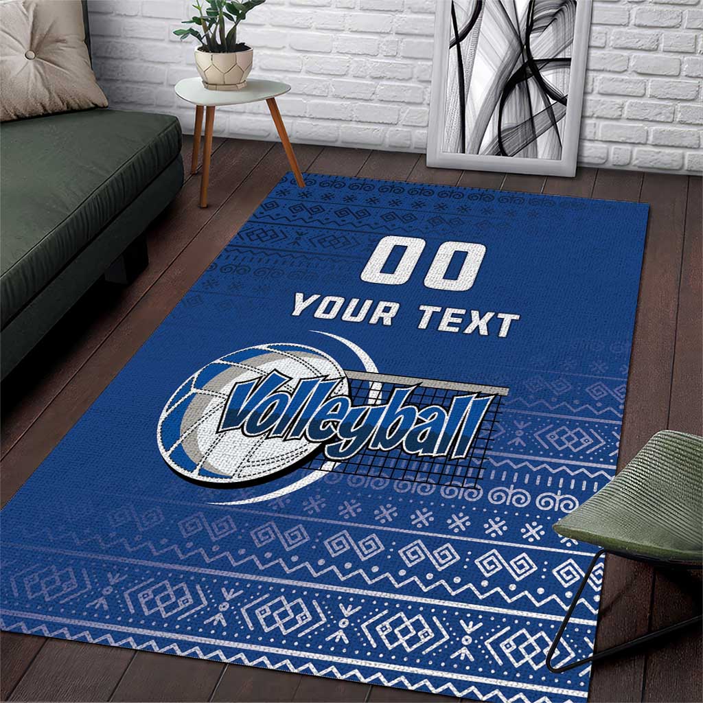 Custom Slovakia Volleyball Area Rug Come On Repre