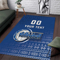 Custom Slovakia Volleyball Area Rug Come On Repre