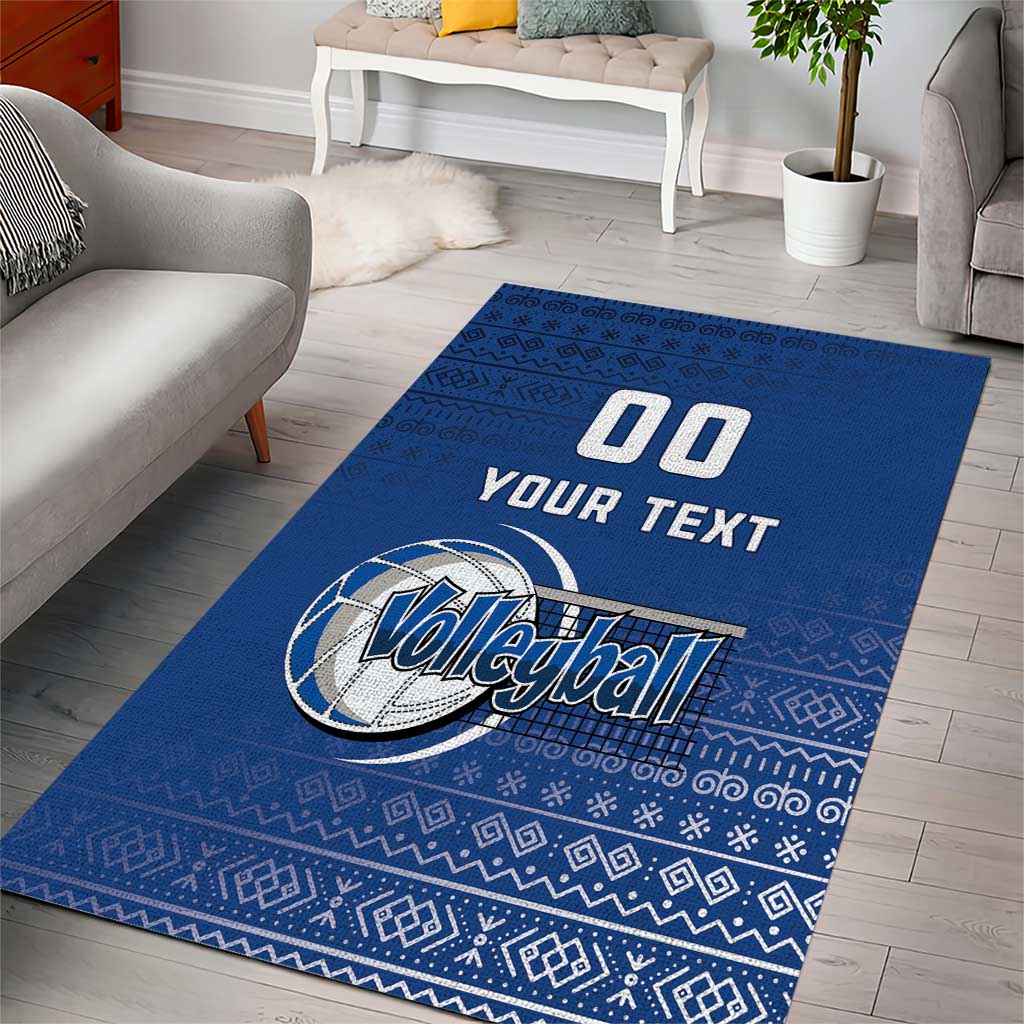 Custom Slovakia Volleyball Area Rug Come On Repre