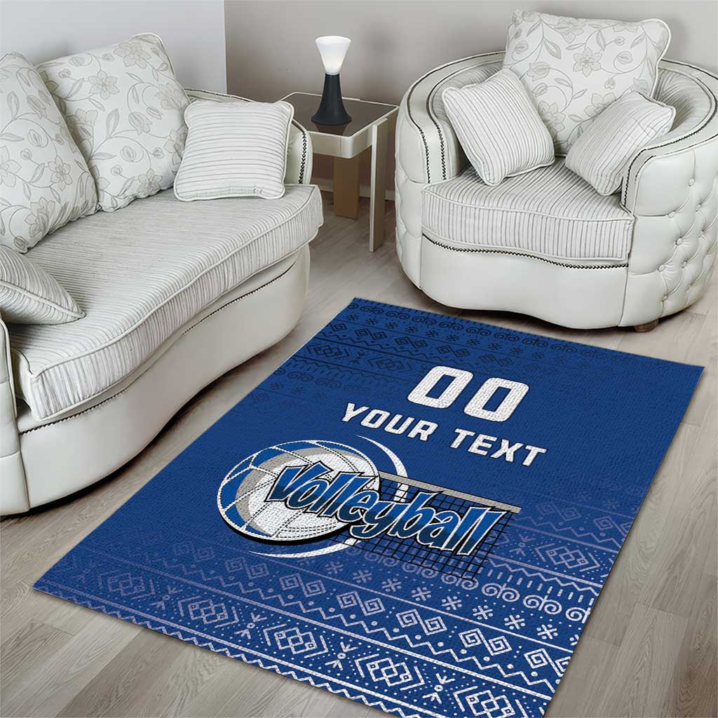 Custom Slovakia Volleyball Area Rug Come On Repre