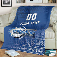 Custom Slovakia Volleyball Blanket Come On Repre