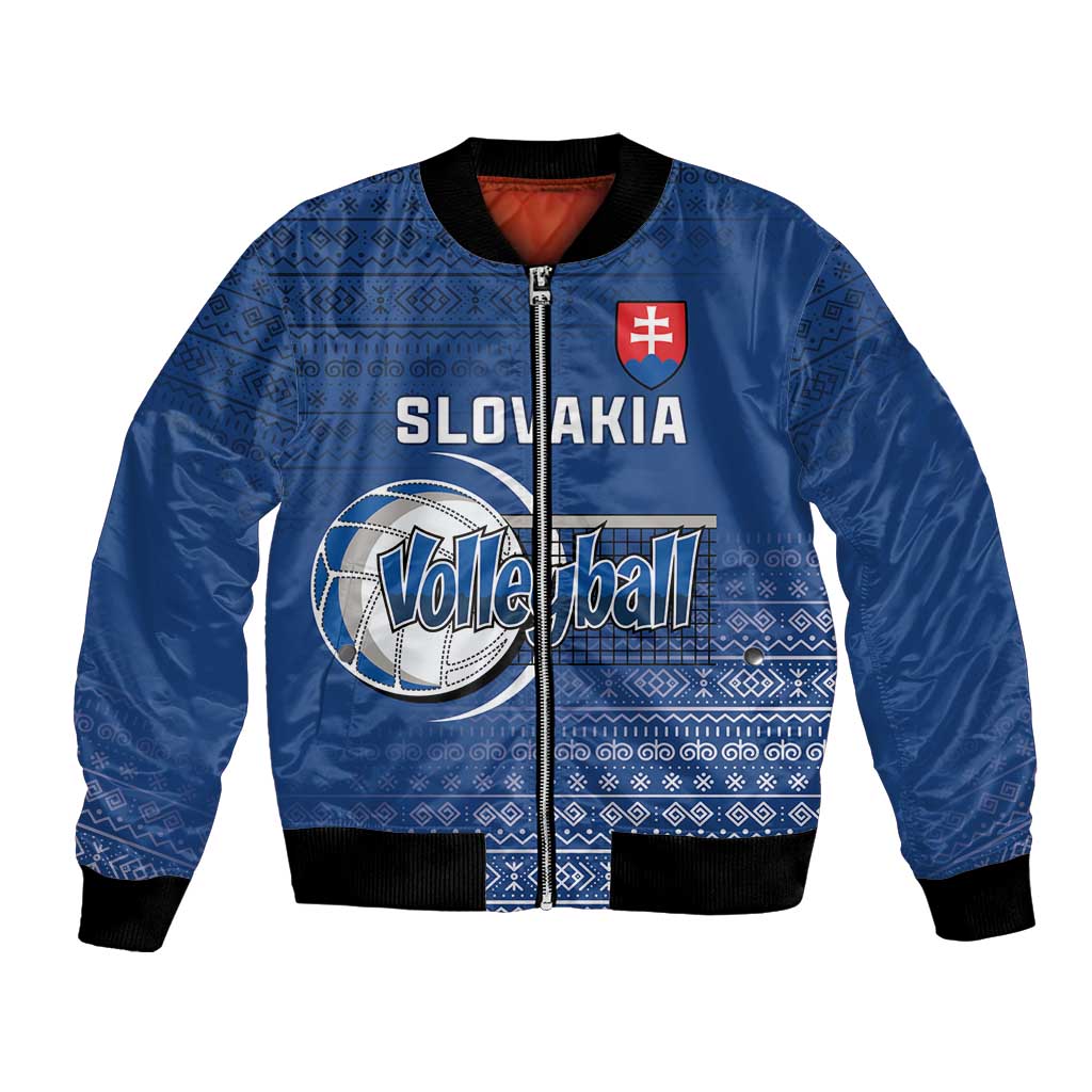 Custom Slovakia Volleyball Bomber Jacket Come On Repre