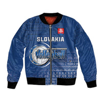 Custom Slovakia Volleyball Bomber Jacket Come On Repre