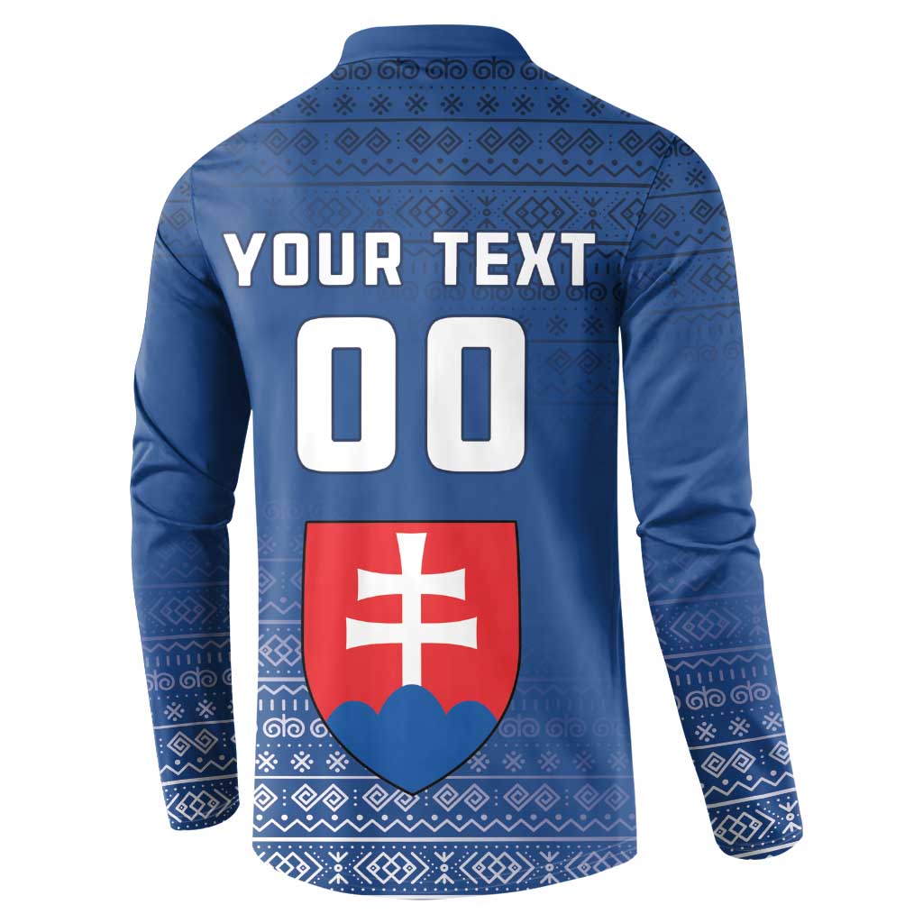 Custom Slovakia Volleyball Button Sweatshirt Come On Repre