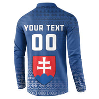 Custom Slovakia Volleyball Button Sweatshirt Come On Repre