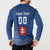 Custom Slovakia Volleyball Button Sweatshirt Come On Repre