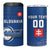 Custom Slovakia Volleyball 4 in 1 Can Cooler Tumbler Come On Repre