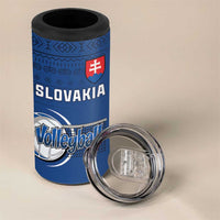 Custom Slovakia Volleyball 4 in 1 Can Cooler Tumbler Come On Repre