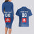 Custom Slovakia Volleyball Couples Matching Long Sleeve Bodycon Dress and Hawaiian Shirt Come On Repre