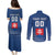 Custom Slovakia Volleyball Couples Matching Puletasi and Long Sleeve Button Shirt Come On Repre