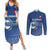 Custom Slovakia Volleyball Couples Matching Summer Maxi Dress and Long Sleeve Button Shirt Come On Repre