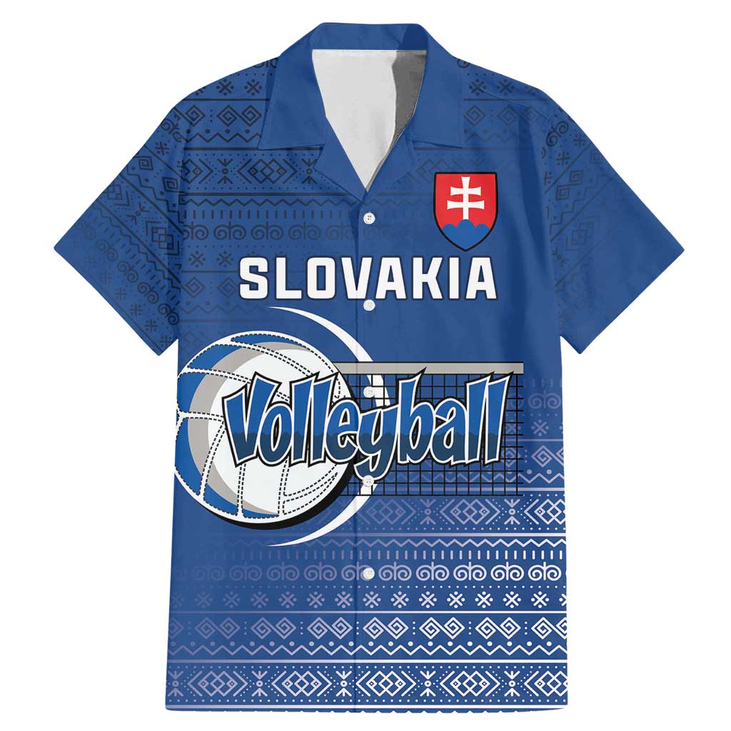 Custom Slovakia Volleyball Family Matching Mermaid Dress and Hawaiian Shirt Come On Repre