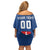 Custom Slovakia Volleyball Family Matching Off Shoulder Short Dress and Hawaiian Shirt Come On Repre