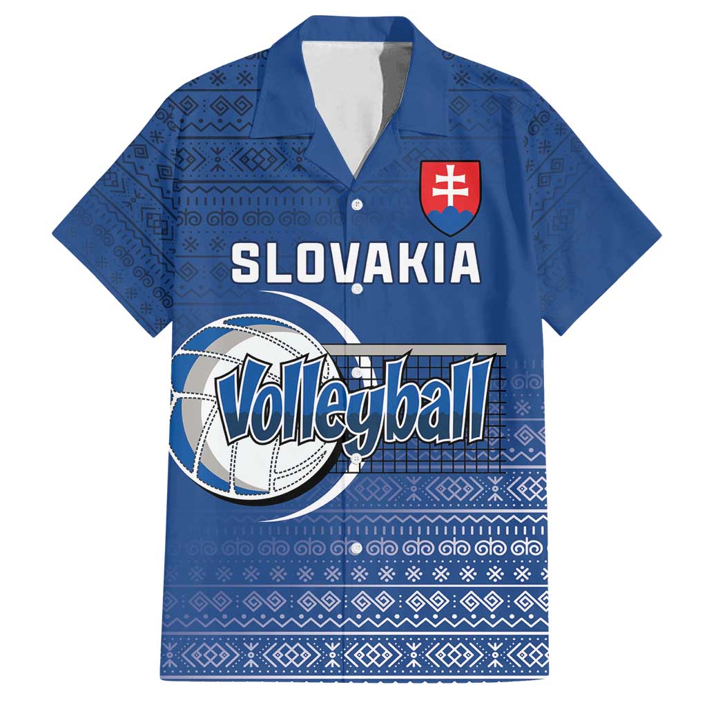 Custom Slovakia Volleyball Family Matching Puletasi and Hawaiian Shirt Come On Repre