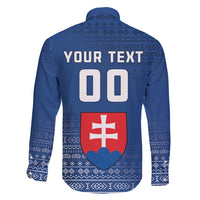 Custom Slovakia Volleyball Family Matching Puletasi and Hawaiian Shirt Come On Repre