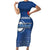 Custom Slovakia Volleyball Family Matching Short Sleeve Bodycon Dress and Hawaiian Shirt Come On Repre