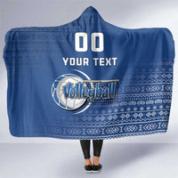 Custom Slovakia Volleyball Hooded Blanket Come On Repre
