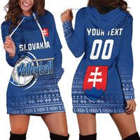 Custom Slovakia Volleyball Hoodie Dress Come On Repre