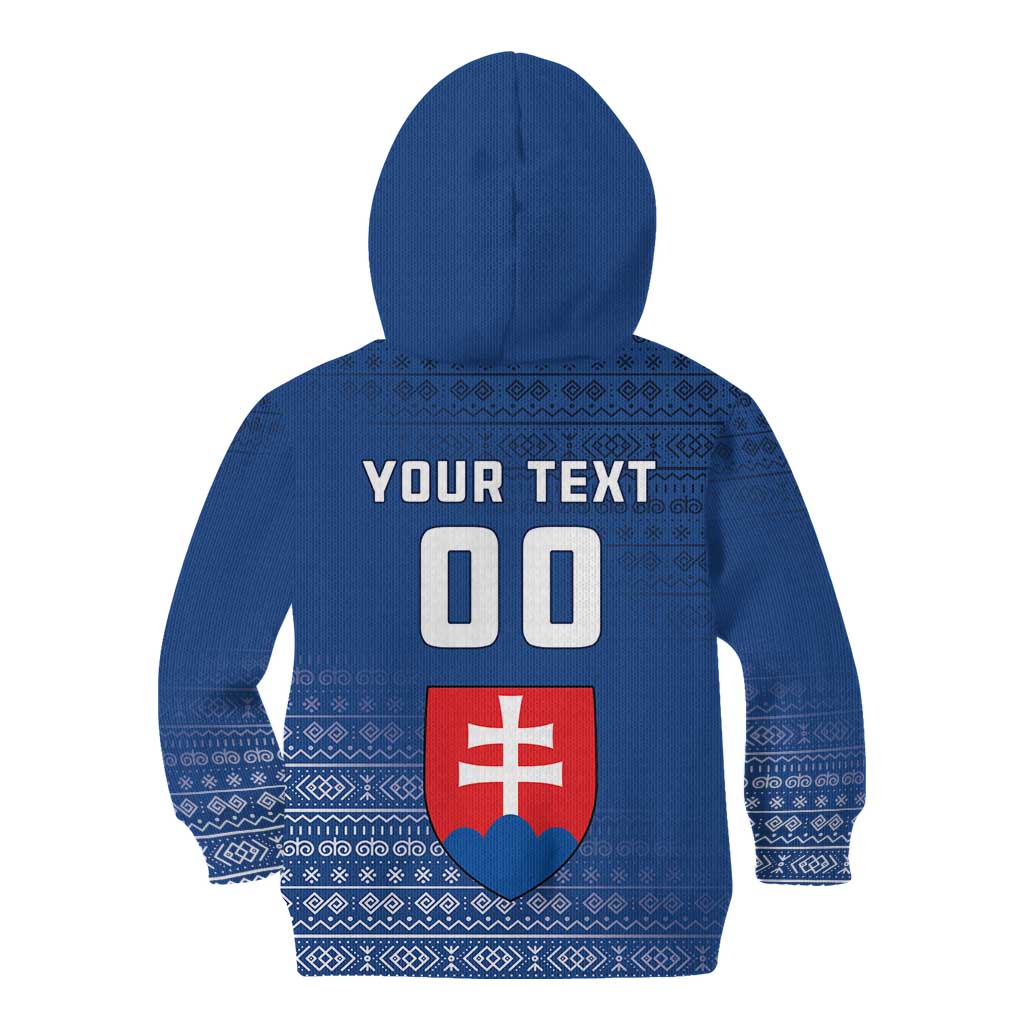 Custom Slovakia Volleyball Kid Hoodie Come On Repre