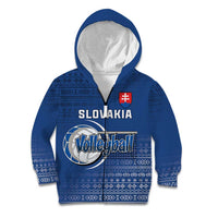 Custom Slovakia Volleyball Kid Hoodie Come On Repre