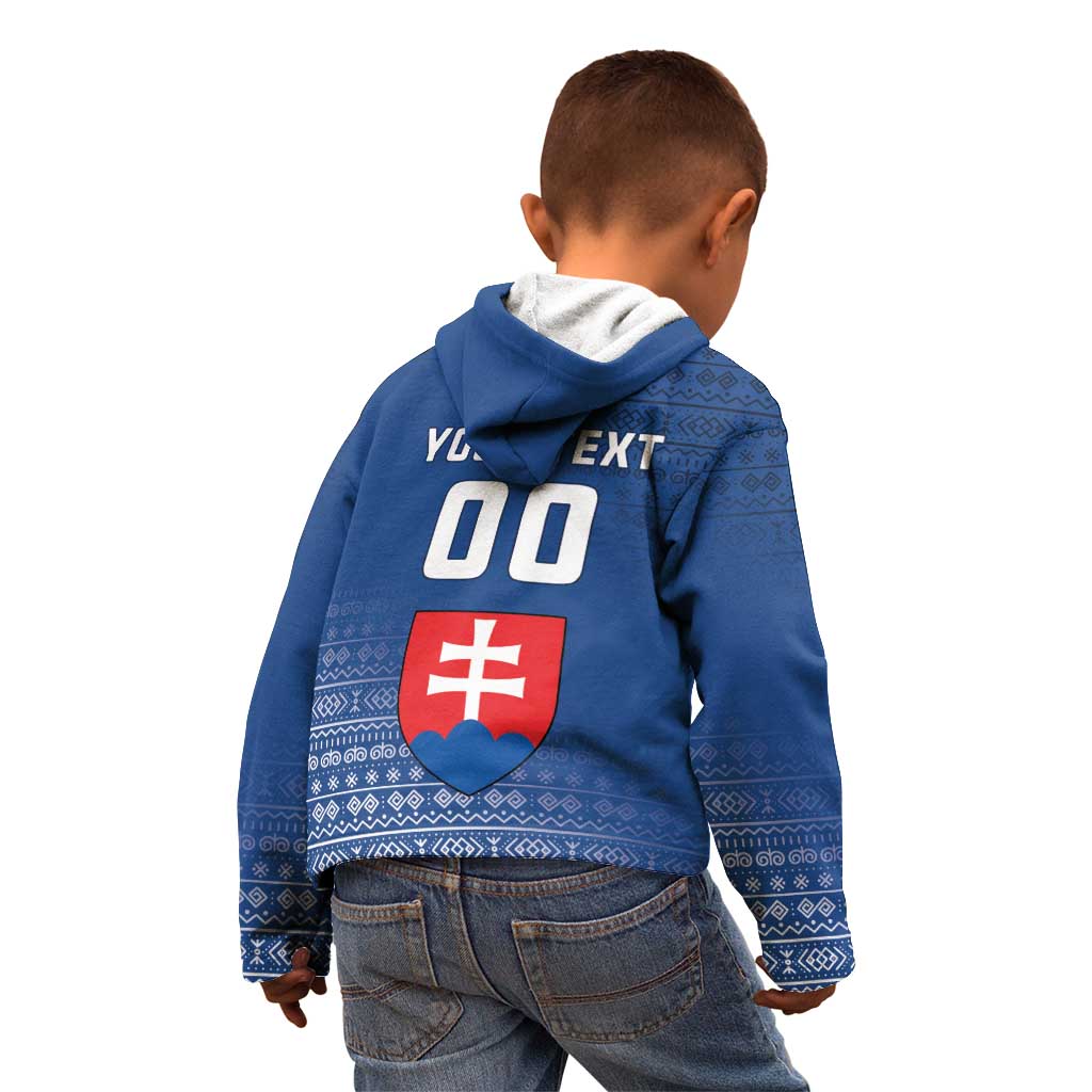 Custom Slovakia Volleyball Kid Hoodie Come On Repre