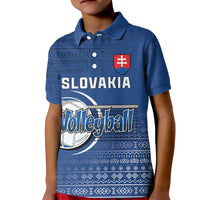 Custom Slovakia Volleyball Kid Polo Shirt Come On Repre