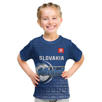 Custom Slovakia Volleyball Kid T Shirt Come On Repre