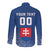 Custom Slovakia Volleyball Long Sleeve Button Shirt Come On Repre