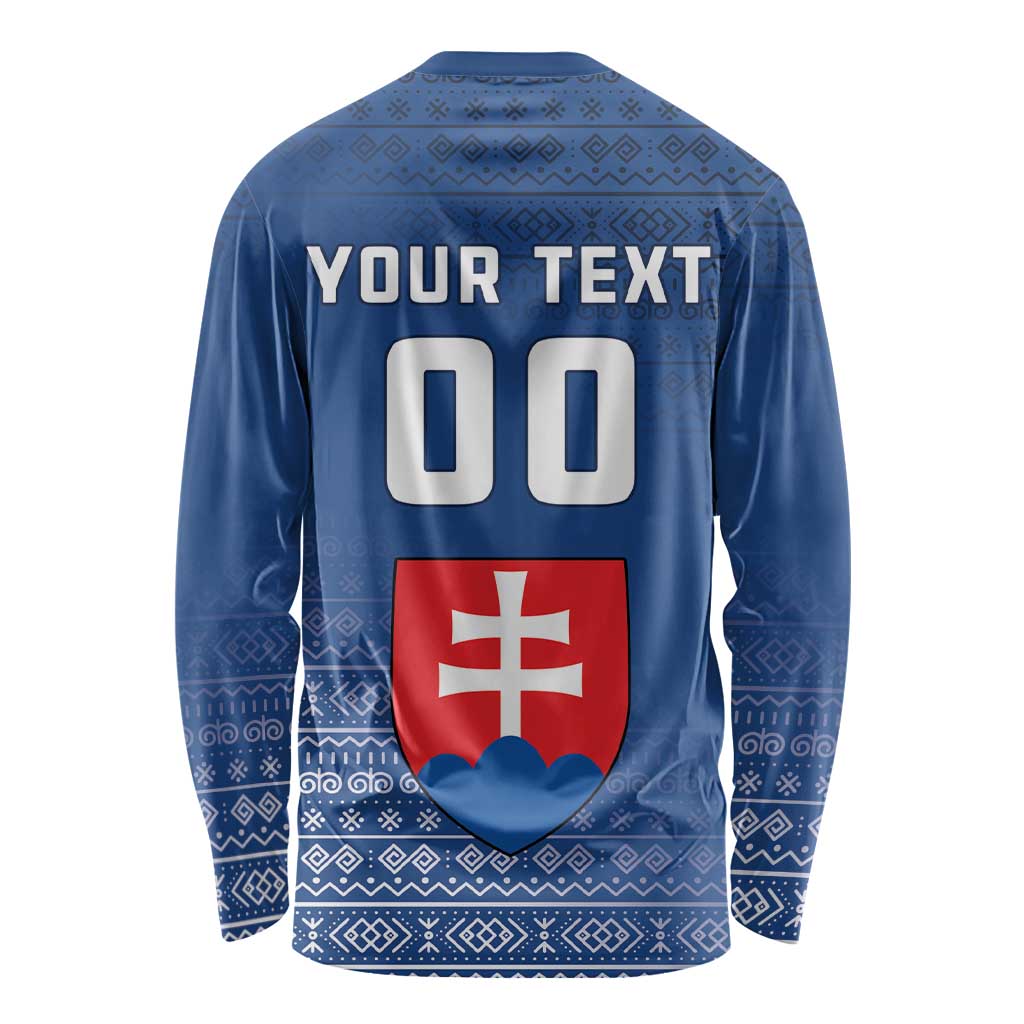 Custom Slovakia Volleyball Long Sleeve Shirt Come On Repre