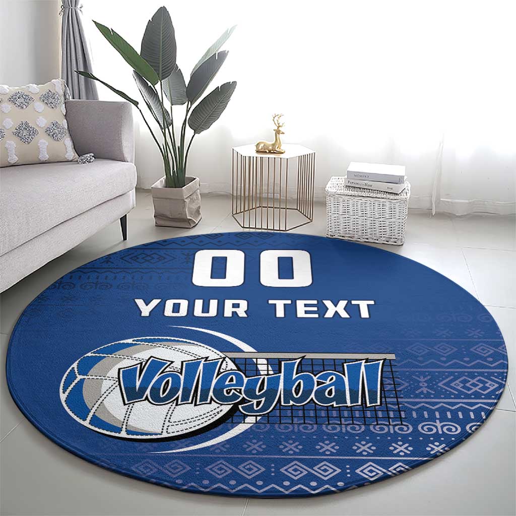 Custom Slovakia Volleyball Round Carpet Come On Repre