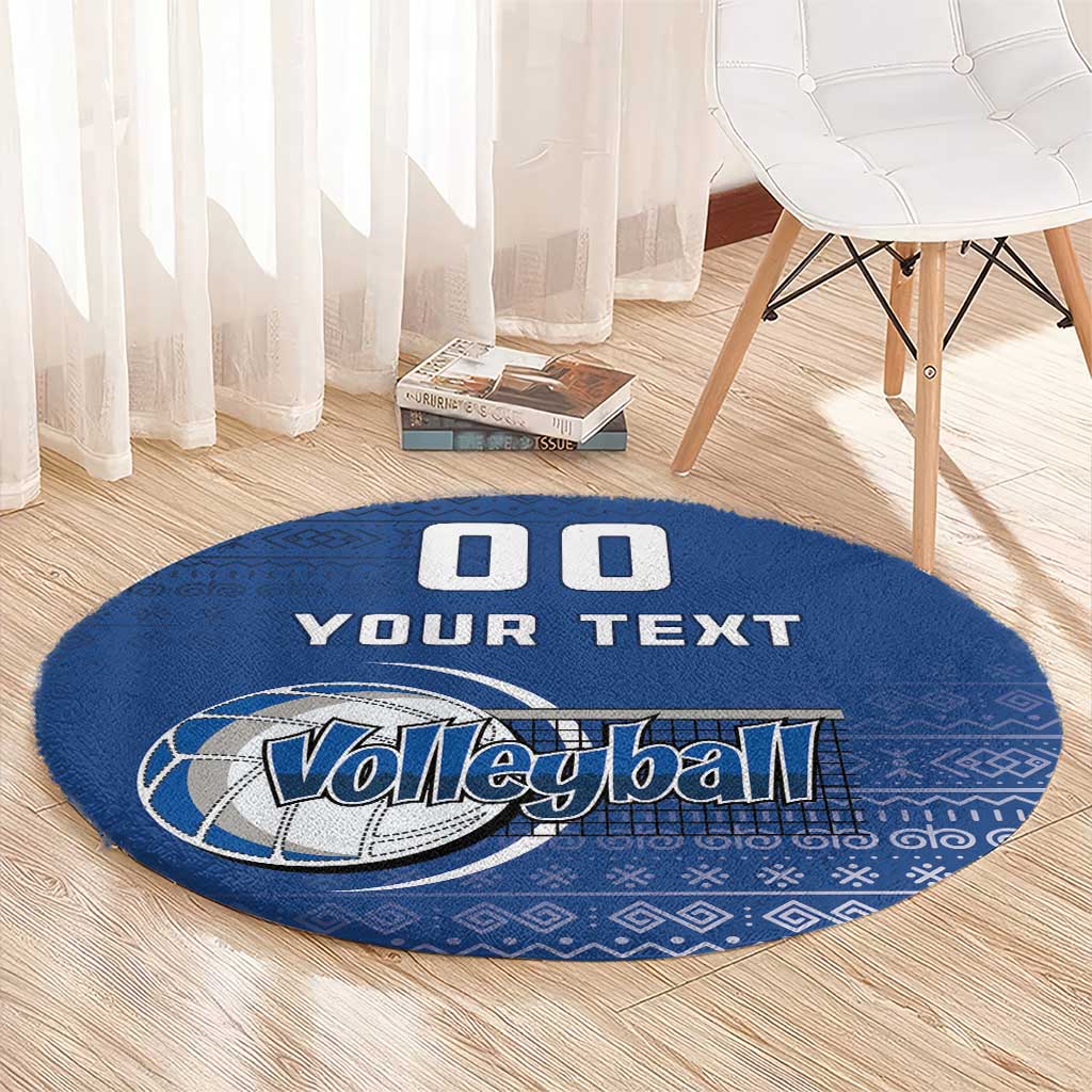 Custom Slovakia Volleyball Round Carpet Come On Repre