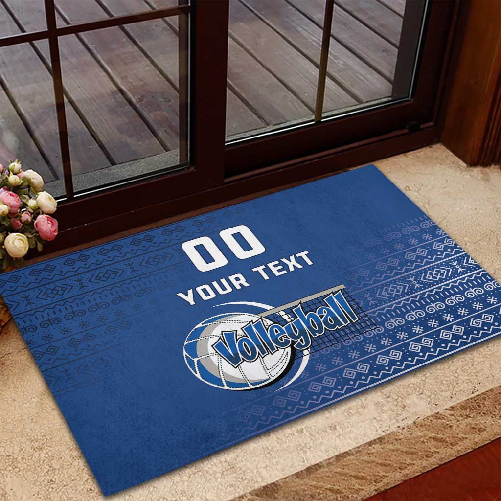 Custom Slovakia Volleyball Rubber Doormat Come On Repre