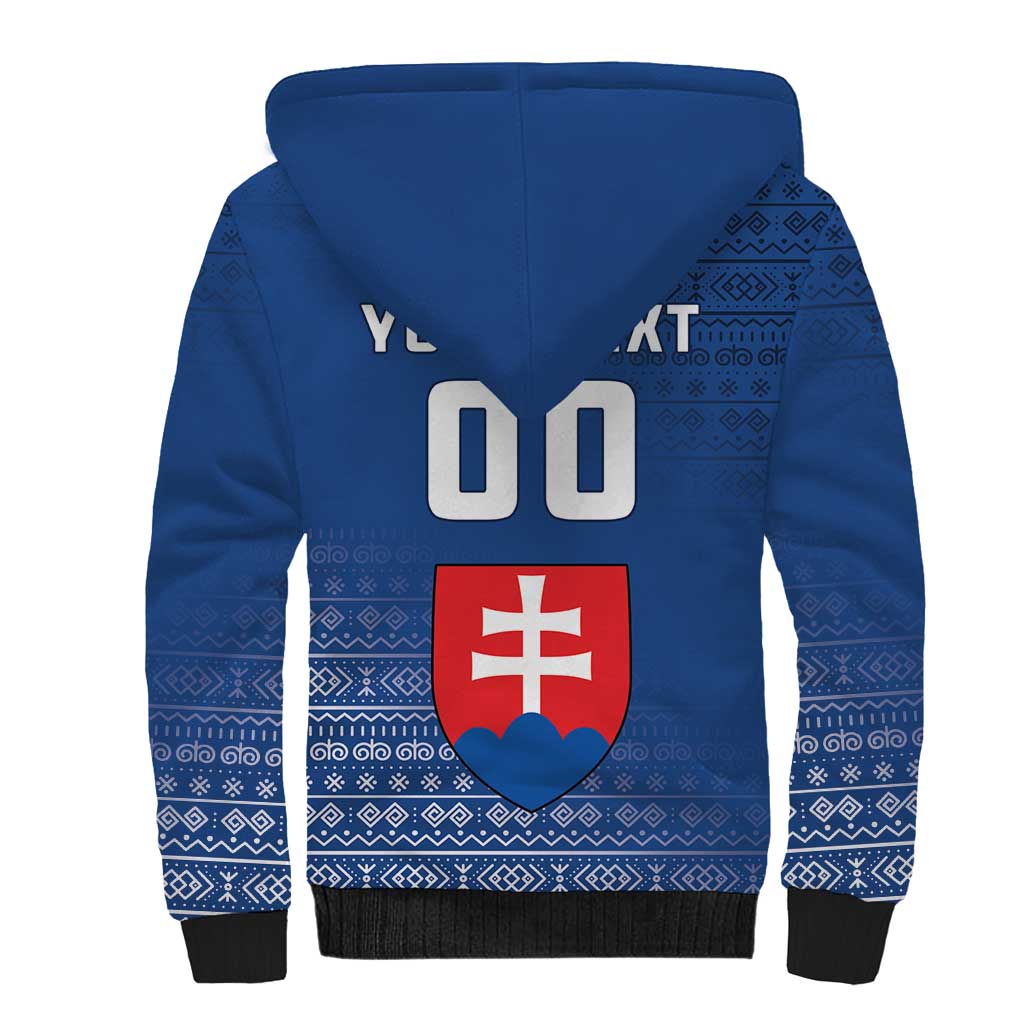 Custom Slovakia Volleyball Sherpa Hoodie Come On Repre