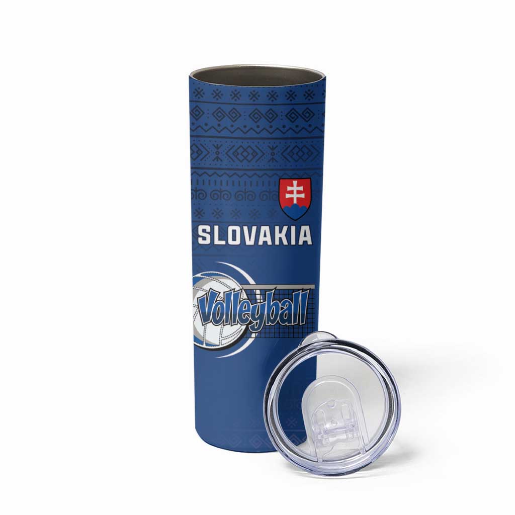 Custom Slovakia Volleyball Skinny Tumbler Come On Repre
